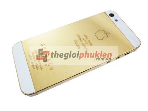 Vỏ iPhone 5 Gold 24K